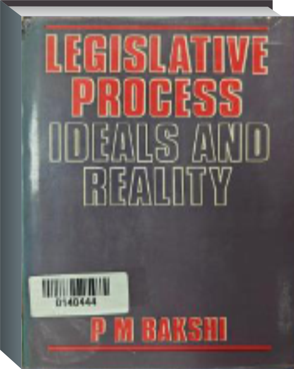 Legislative Process: B.R. Ambedkar Memorial Lecture
                           Series 4